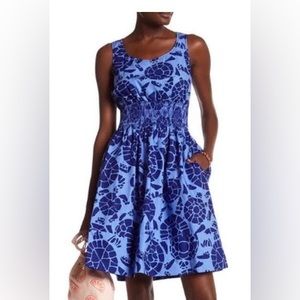 Kate Spade, New York, blue turtle dress, size s women